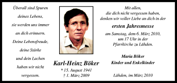 Traueranzeige von Karl-Heinz Böker von Neue Osnabrücker Zeitung GmbH & Co. KG