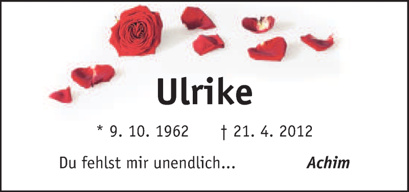  Traueranzeige für Ulrike Bungenstock-Torbecke vom 09.10.2013 aus Neue Osnabrücker Zeitung GmbH & Co. KG