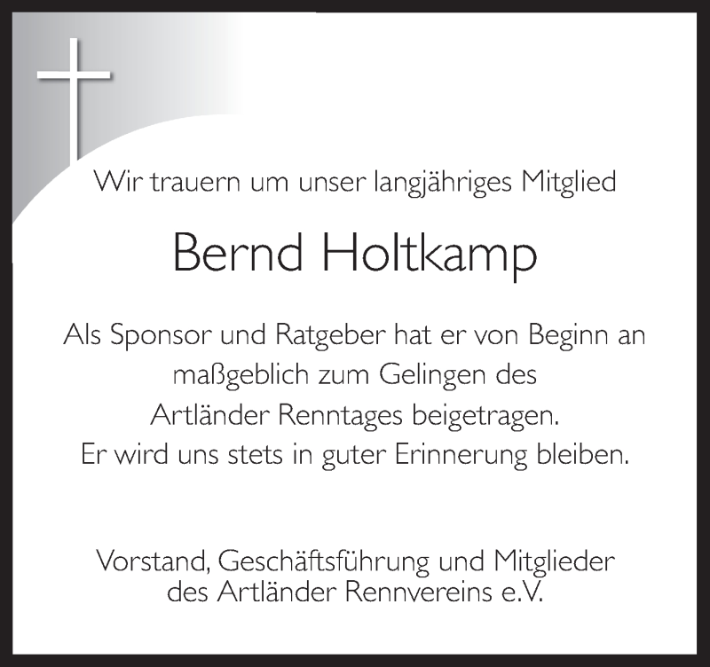  Traueranzeige für Bernd Holtkamp vom 02.12.2017 aus Neue Osnabrücker Zeitung GmbH & Co. KG