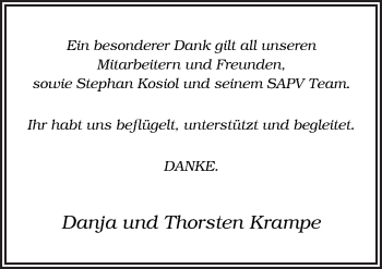 Traueranzeige von Danksagung  von Neue Osnabrücker Zeitung GmbH & Co. KG
