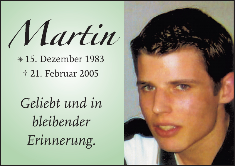  Traueranzeige für Martin Schmidt vom 21.02.2020 aus Neue Osnabrücker Zeitung GmbH & Co. KG