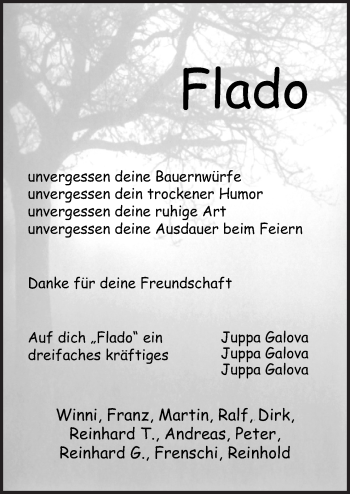 Traueranzeige von Andreas Falke von Neue Osnabrücker Zeitung GmbH & Co. KG