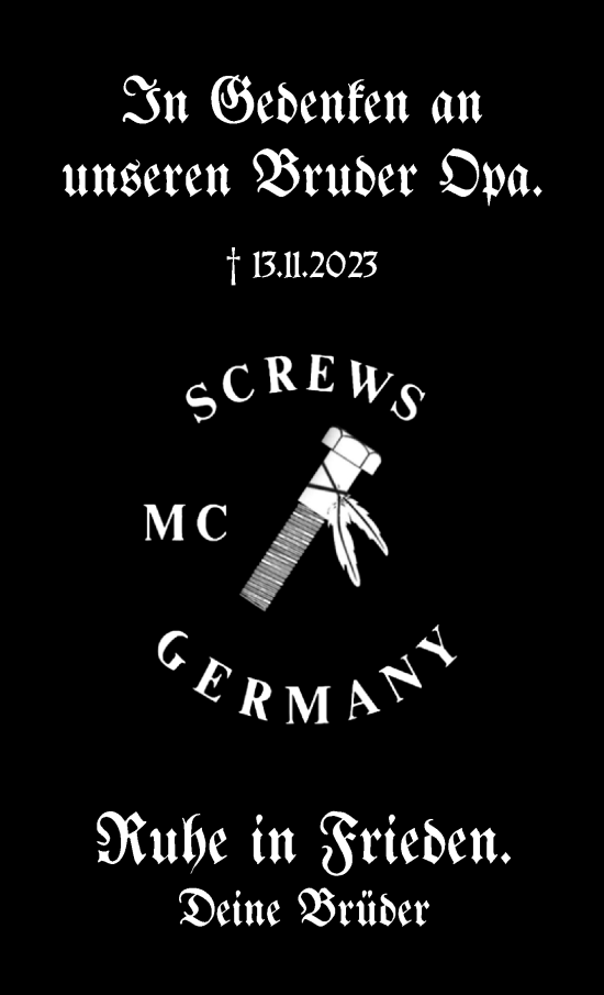 Traueranzeige von Opa  von DK Medien GmbH & Co. KG