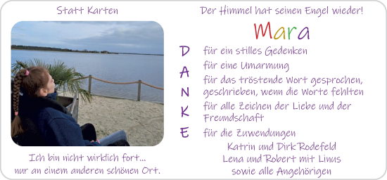 Traueranzeige von Mara  von Neue Osnabrücker Zeitung GmbH & Co. KG