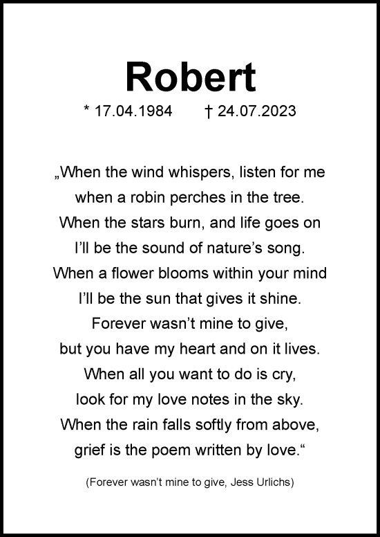 Traueranzeige von Robert Drewes von Neue Osnabrücker Zeitung GmbH & Co. KG