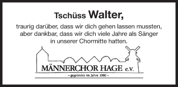 Traueranzeige von Inge Münkewarf von Ostfriesischer Kurier GmbH