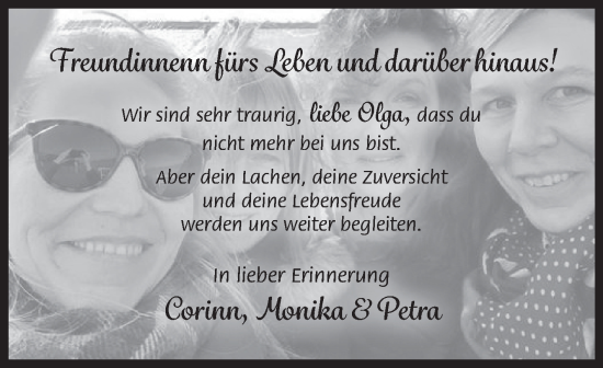 Traueranzeige von Olga Halen von Ostfriesischer Kurier GmbH